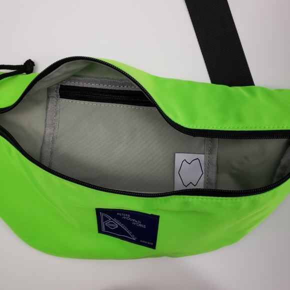 UO peters mountain works fanny pack neon green bag - Picture 6 of 8